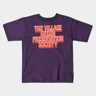 The Village Green Preservation Society Kids T-Shirt